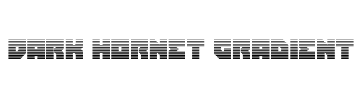 Dark Hornet Gradient  免费字体下载
