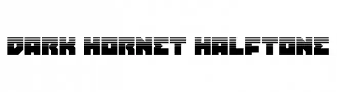 Dark Hornet Halftone  Frei Schriftart Herunterladen