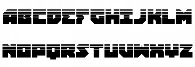 Dark Hornet Halftone Schriftart Groß