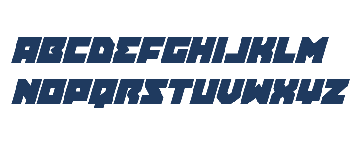 Dark Hornet Italic Lowercase