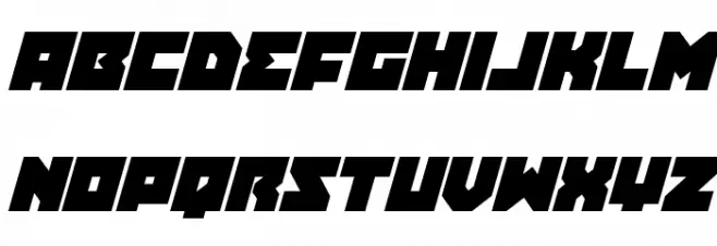 Dark Hornet Italic Fuentes MINÚSCULAS
