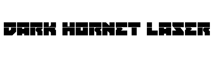 Dark Hornet Laser  les polices de caractères gratuit tlcharger