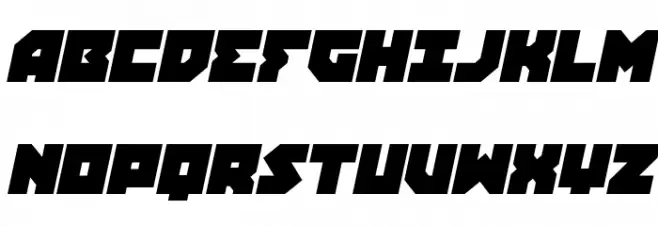 Dark Hornet Semi-Italic Fuentes MAYÚSCULAS