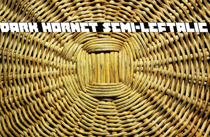 Dark Hornet Semi-Leftalic Example 3