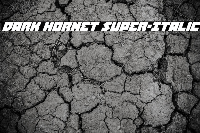 Dark Hornet Super-Italic Example 1