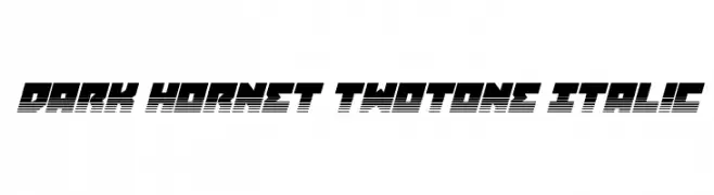 Dark Hornet Twotone Italic  Frei Schriftart Herunterladen