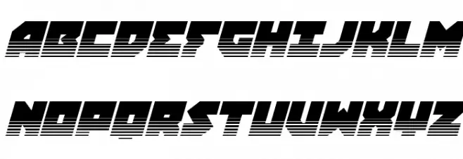 Dark Hornet Twotone Italic Fuentes MAYÚSCULAS