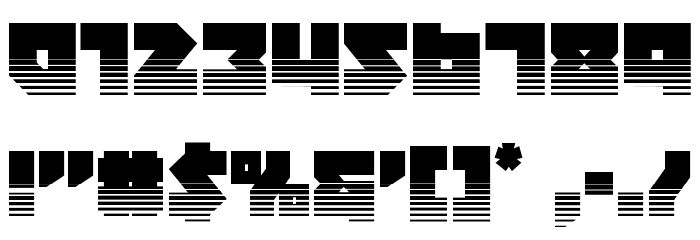 Dark Hornet Twotone Font OTHER CHARS