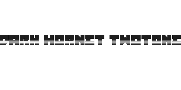 Dark Hornet Twotone Logo