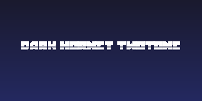 Dark Hornet Twotone Social Header