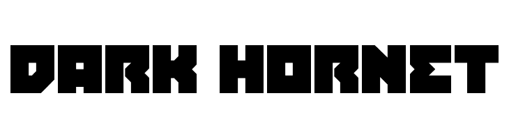 Dark Hornet  font caratteri gratis