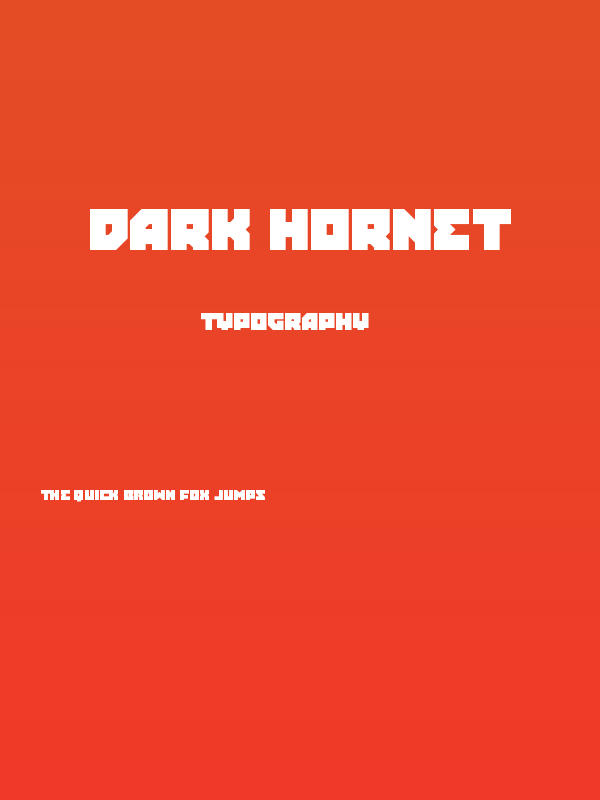 Dark Hornet Poster