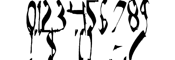 Dark Horse Condensed Font OTHER CHARS