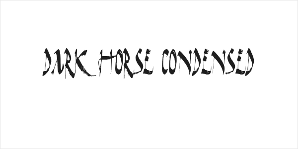 Dark Horse Condensed Logo