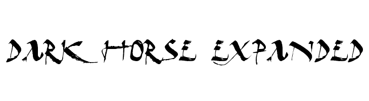 Dark Horse Expanded  Fuentes Gratis Descargar