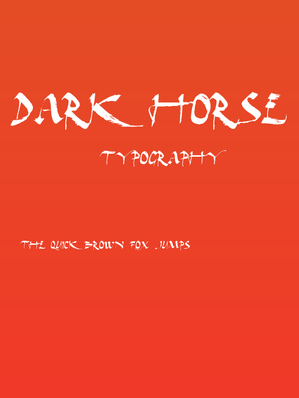 Dark Horse Expanded Poster