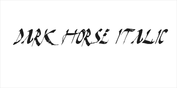 Dark Horse Italic Logo