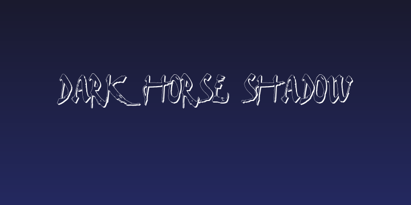 Dark Horse Shadow Social Header