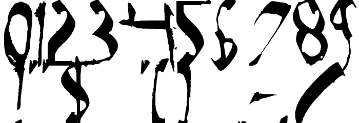 Dark Horse Font OTHER CHARS