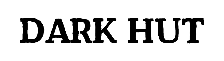 Dark Hut  Frei Schriftart Herunterladen
