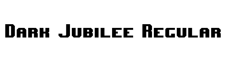 Dark Jubilee Regular Font