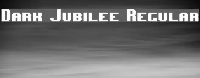 Dark Jubilee Regular Font examples
