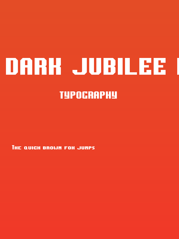 Dark Jubilee Regular Poster