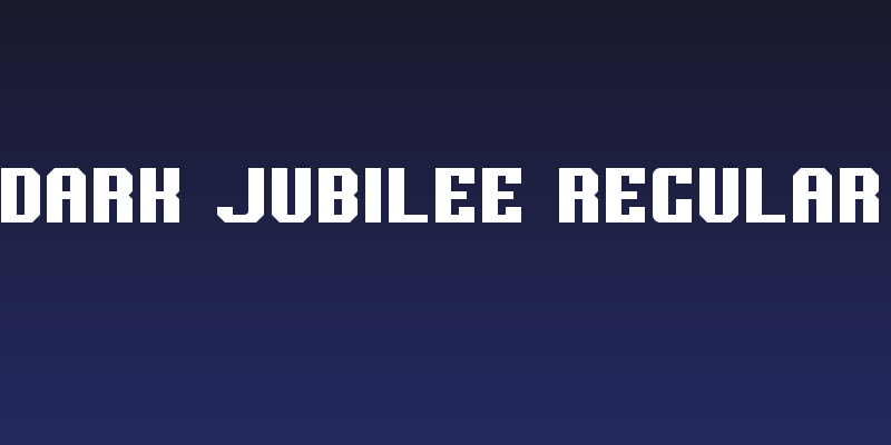 Dark Jubilee Regular Social Header