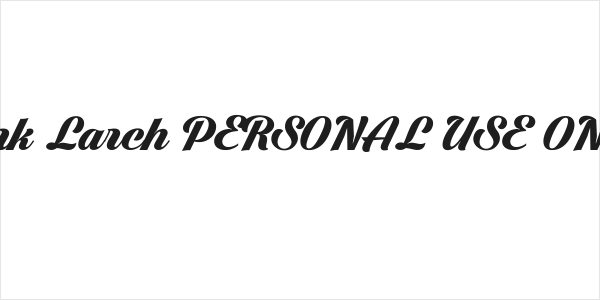 Dark Larch PERSONAL USE ONLY Logo