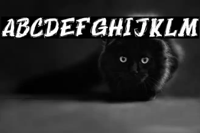 Dark Mage Font examples