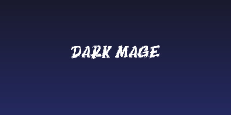 Dark Mage Social Header