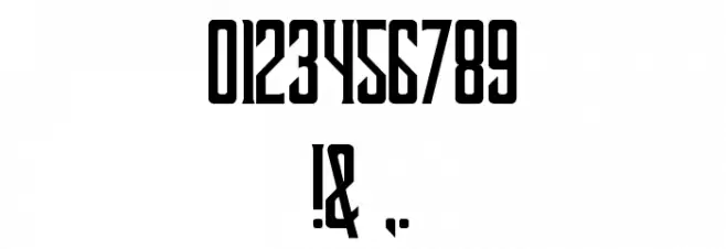 Dark Ministry Font OTHER CHARS