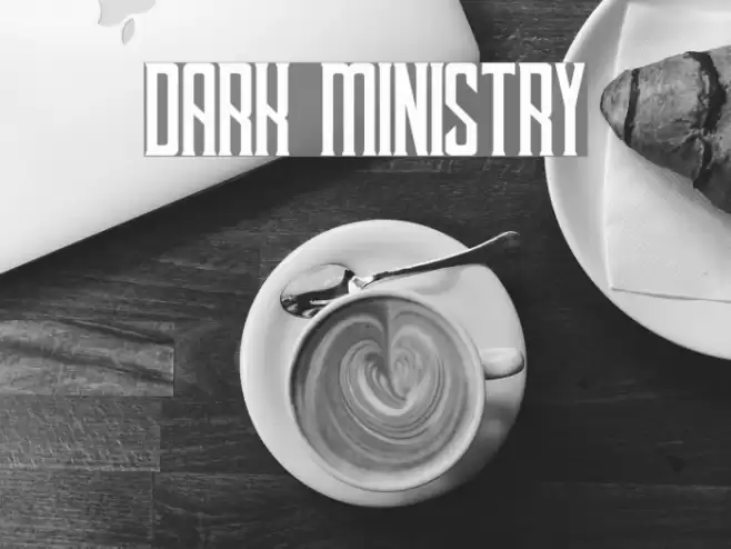 Dark Ministry Font examples