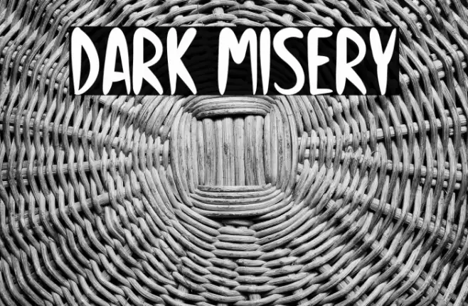 Dark Misery Font examples