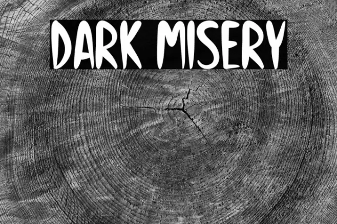 Dark Misery Font examples