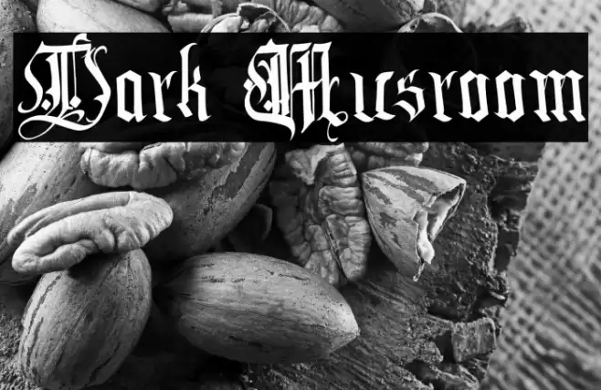 Dark Musroom Caratteri examples