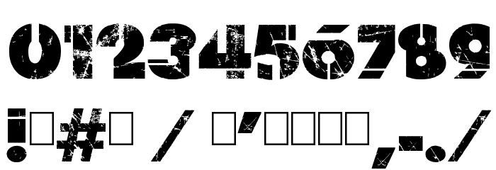 Dark Net Warrior Font OTHER CHARS