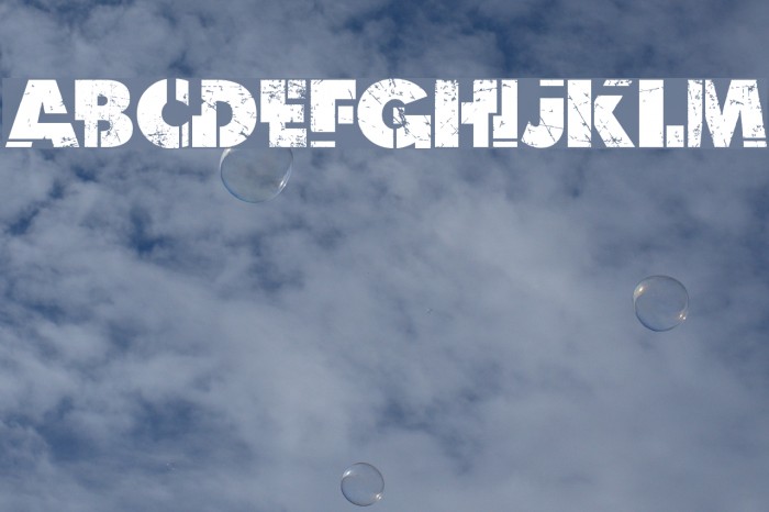 Dark Net Warrior Font examples