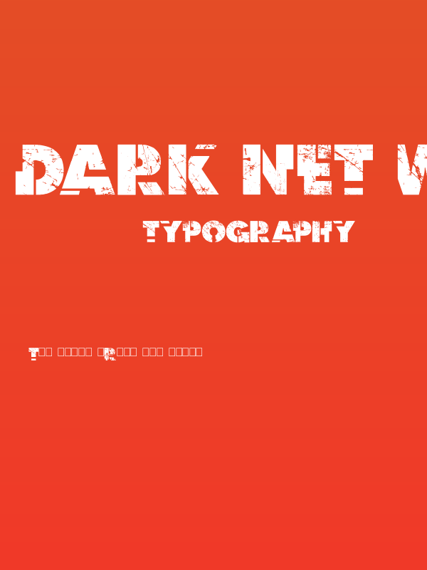 Dark Net Warrior Poster