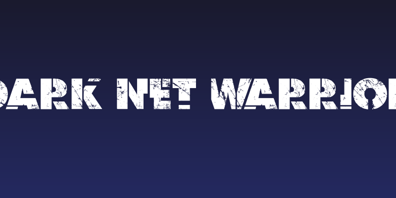 Dark Net Warrior Social Header