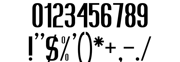 Dark Palladin Font OTHER CHARS