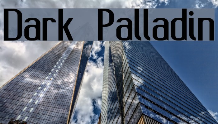 Dark Palladin Font examples