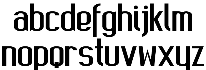 Dark Palladin Font LOWERCASE