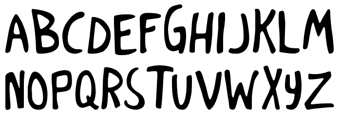 Dark Poestry Font LOWERCASE