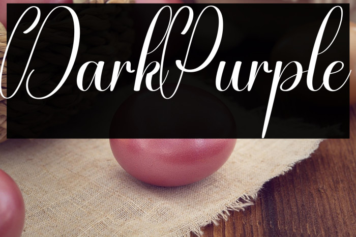 Dark Purple Example 1
