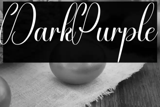 Dark Purple Example 1