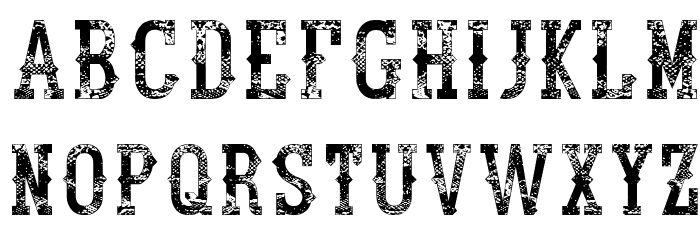 Dark Road Font LOWERCASE