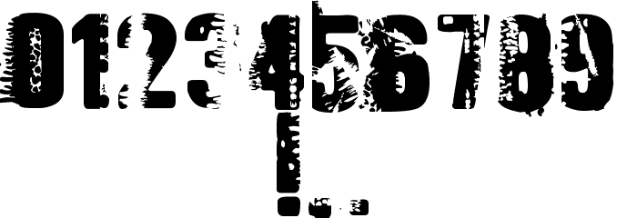 Dark Room Font OTHER CHARS