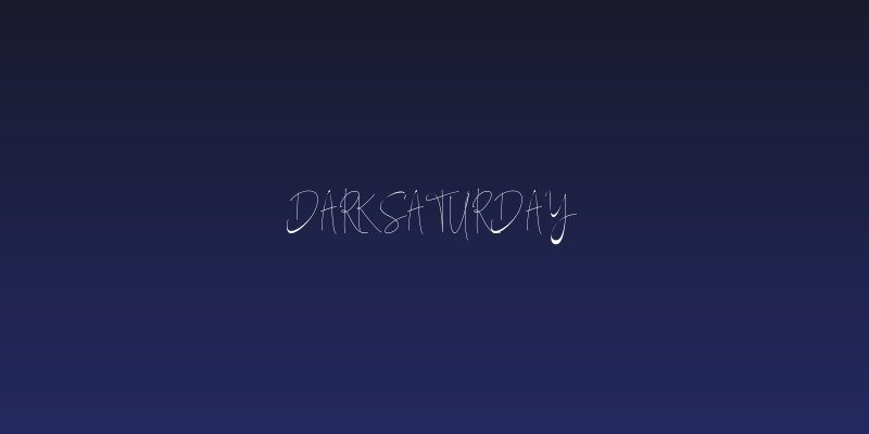 Dark Saturday Social Header