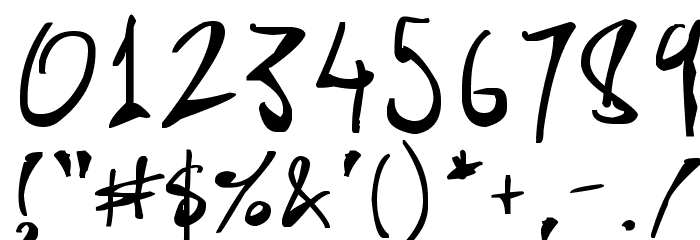 Dark Scroll Scripts Font OTHER CHARS